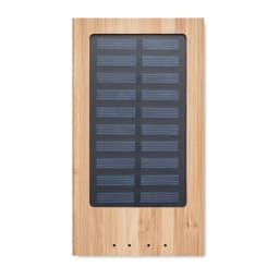 3. Powerbank med hölje av bambu och solpanel