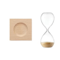 1. 5 minuters timglas i sand