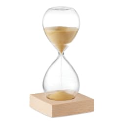 0. 5 minuters timglas i sand