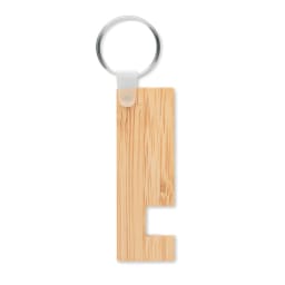 1. Stativ och nyckelring i bambu