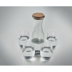 1. Dryckesset i återvunnet glas