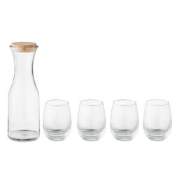 4. Dryckesset i återvunnet glas
