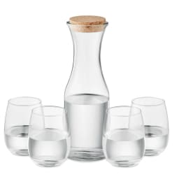 0. Dryckesset i återvunnet glas