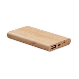 0. 4000 mAh Powerbank i bambu