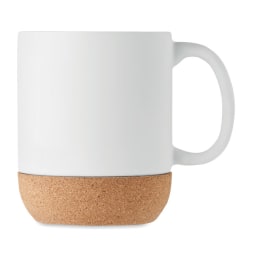 0. Matt keramisk mugg  med kork