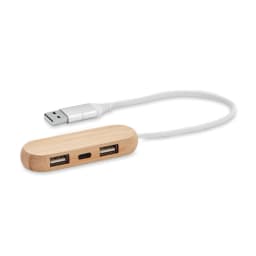 0. USB-hubb med 3 portar
