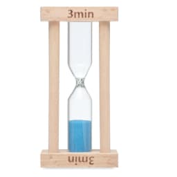 1. Timglas 3 minuter