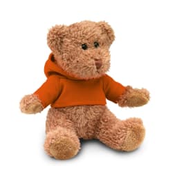 1. Teddybjörn i plysch med tr
