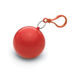 0. Regnponcho i rund behållare