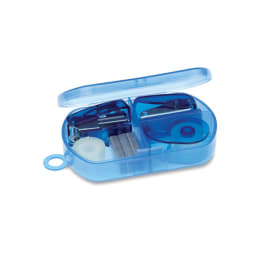 0. Kontorsset i plastbox
