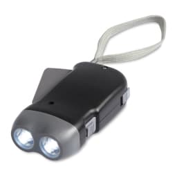 0. 2-LED dynamo-ficklampa