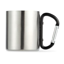 1. Metallmugg med karbinhake