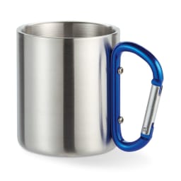 0. Metallmugg med karbinhake