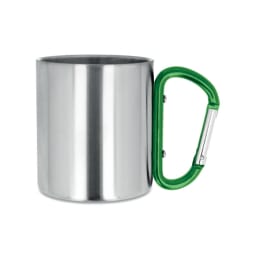 1. Metallmugg med karbinhake