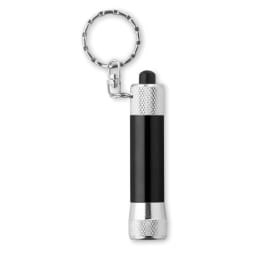 0. Aluminium ficklampa i nyckelrin