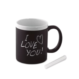 1. Mugg med griffelyta/krita