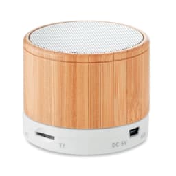 1. Trådlös högtalare bambu