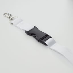 2. Logoband med metallkrok 25 mm