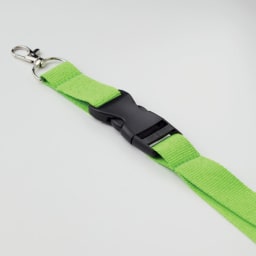 2. Logoband med metallkrok 25 mm