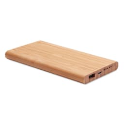 0. Powerbank Qi Bambu 6000mAh