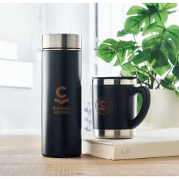 1. Mugg rostfritt och Bambu 300ml