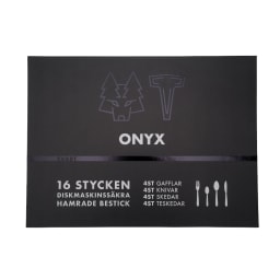 2. ONYX Bestickset 16-delars
