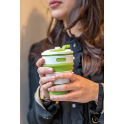 4. Hopvikbar silikonmugg