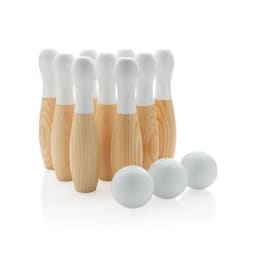 0. Skittle - Set med träkäglor