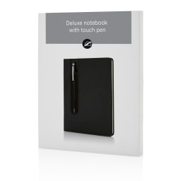 3. Anteckningsbok Basic - PU - med styluspenna - A5