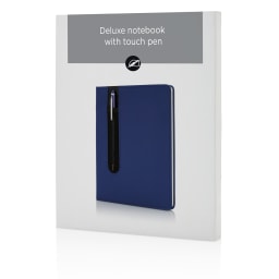 3. Anteckningsbok Basic - PU - med styluspenna - A5