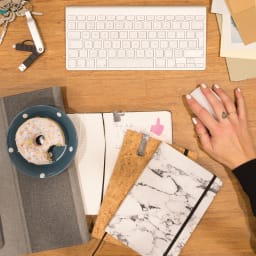 4. Cork A5 anteckningsbok