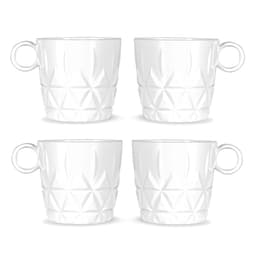 0. Picknick kaffekopp 4-pack, vit