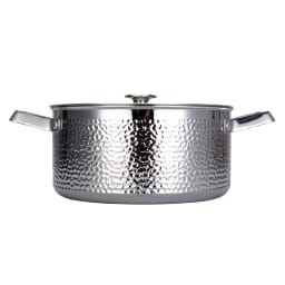 0. PIXEL Hamrad gryta med lock 4L