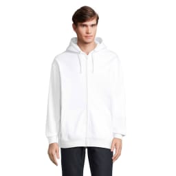 0. CARTER Hoodie med hel dragkedja