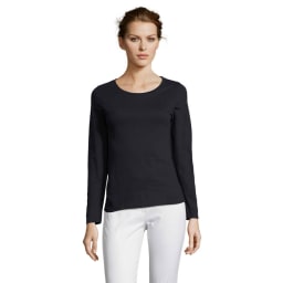 0. MAJESTIC Långärmad Dam T-shirt 150g