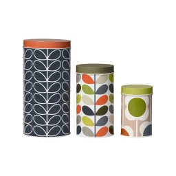 1. Orla Kiely - Plåtburkar 3st STEM