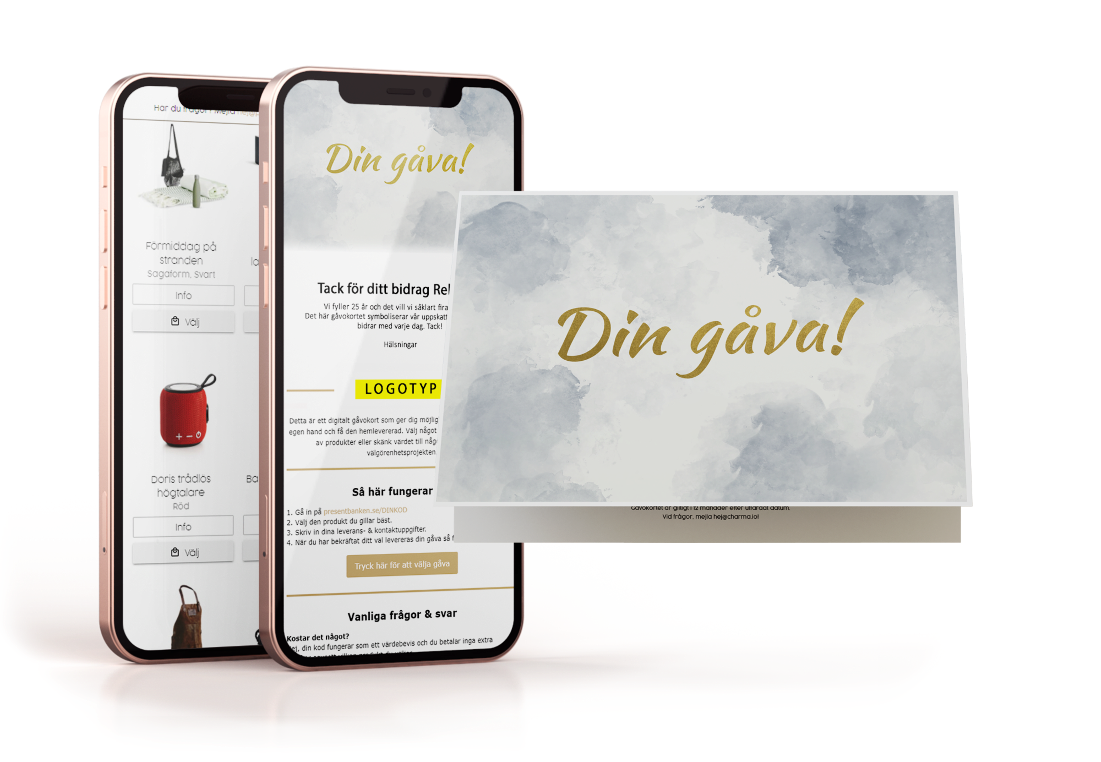 Charmas jubileumskort