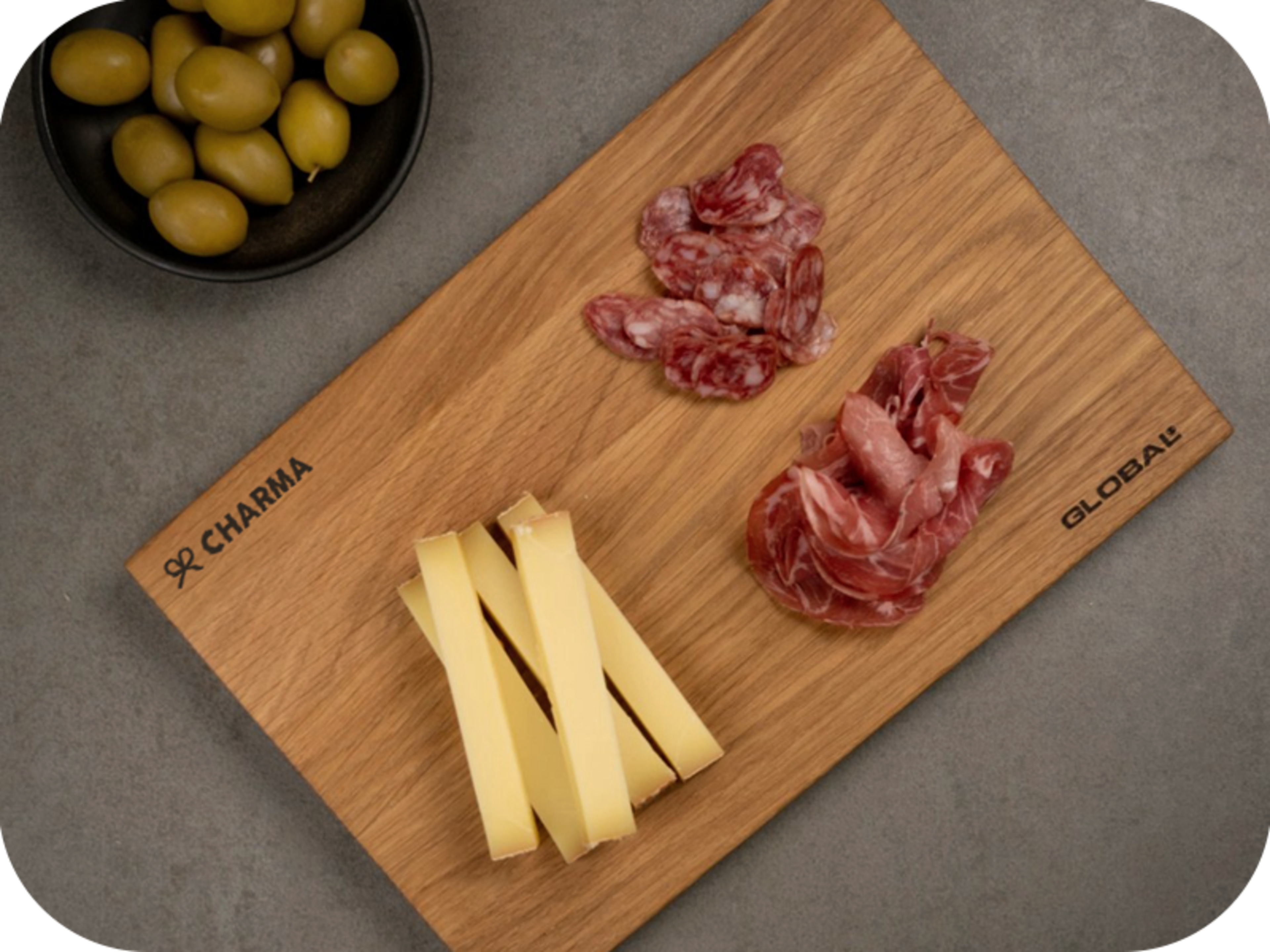 Profilerad skärbräda