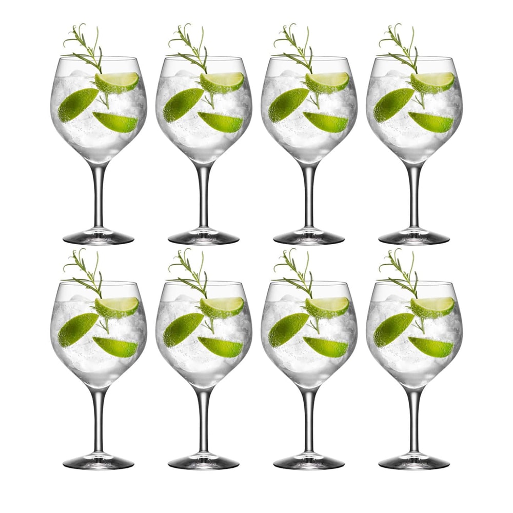 8 st Gin & tonic glas 64cl