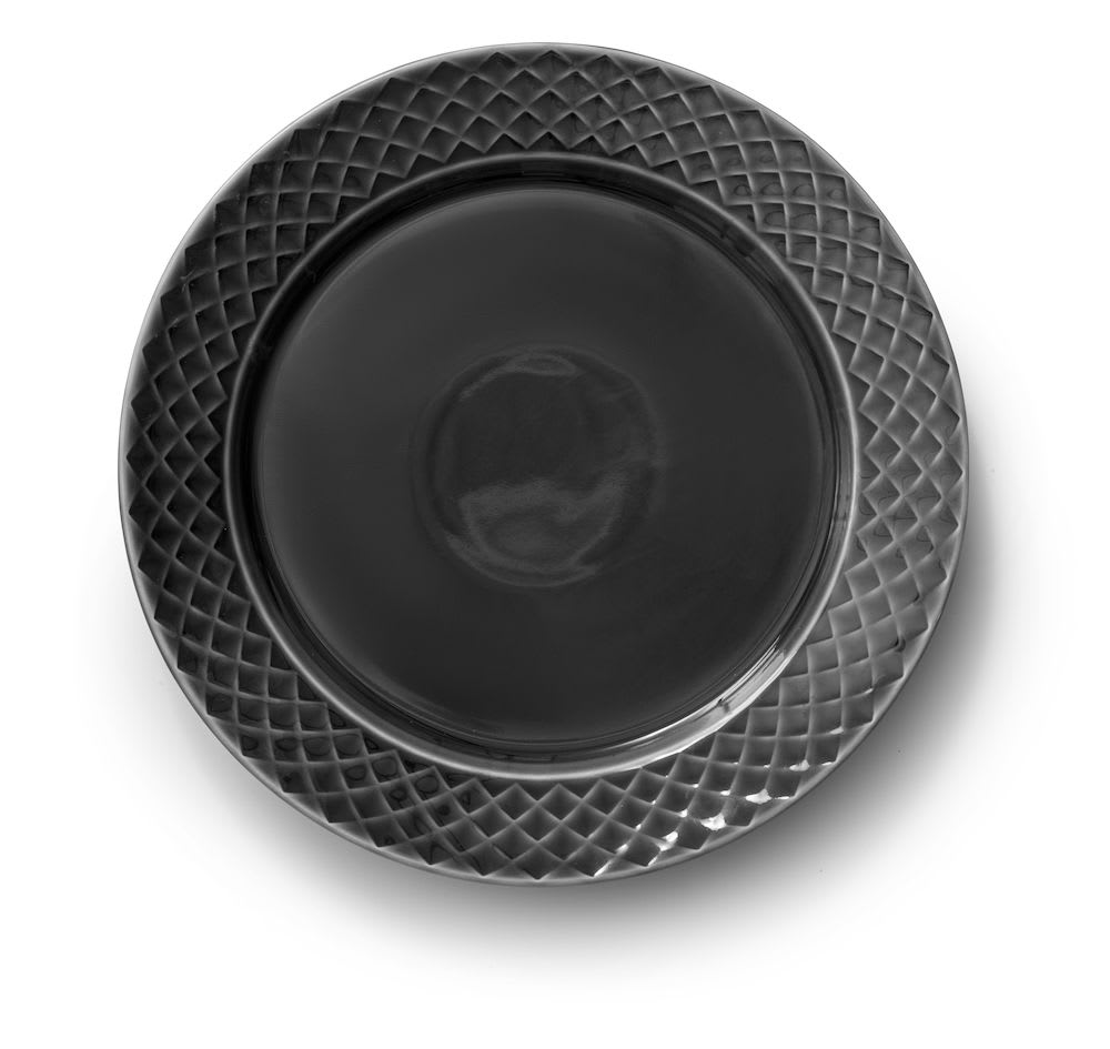 Coffee & More plate 27 cm grey