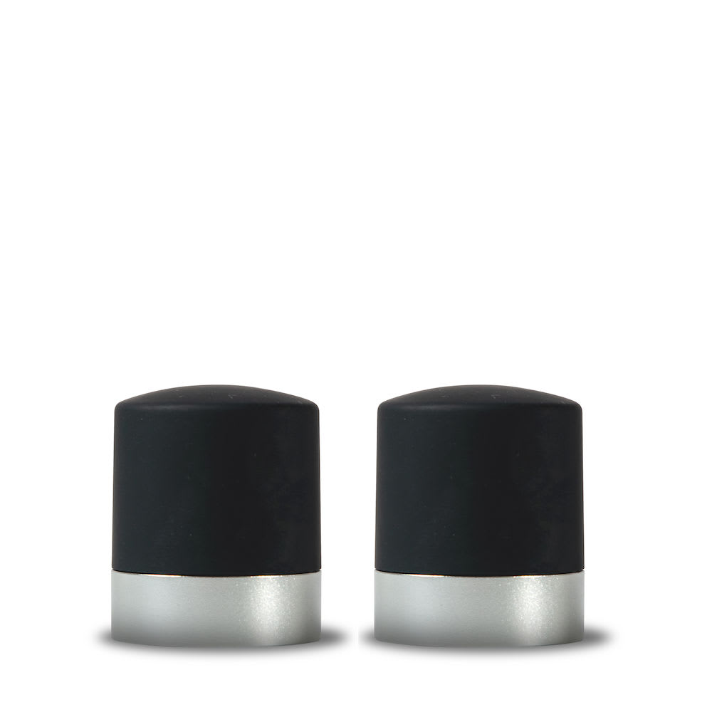 Axel vin- och champagnekork 2-pack, svart/silver