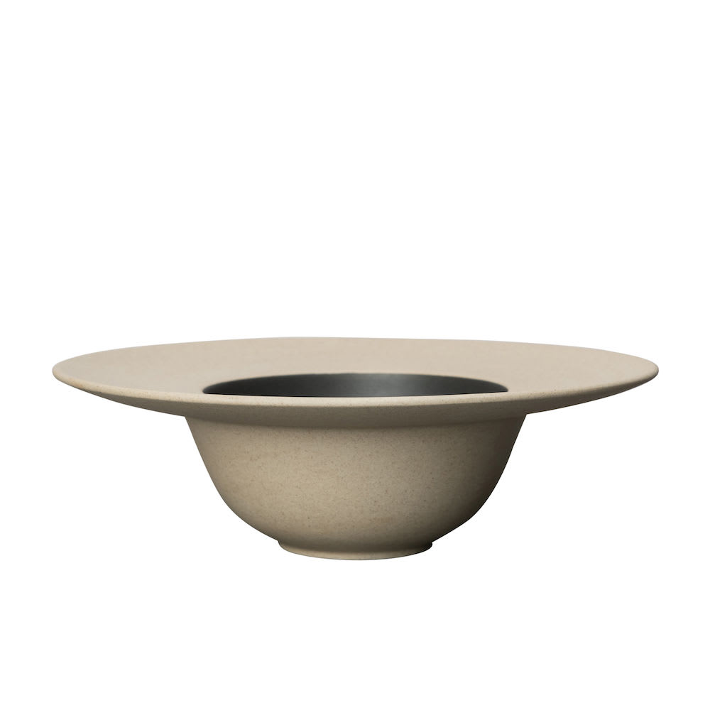 Suppetallerken Fumiko Beige/sort