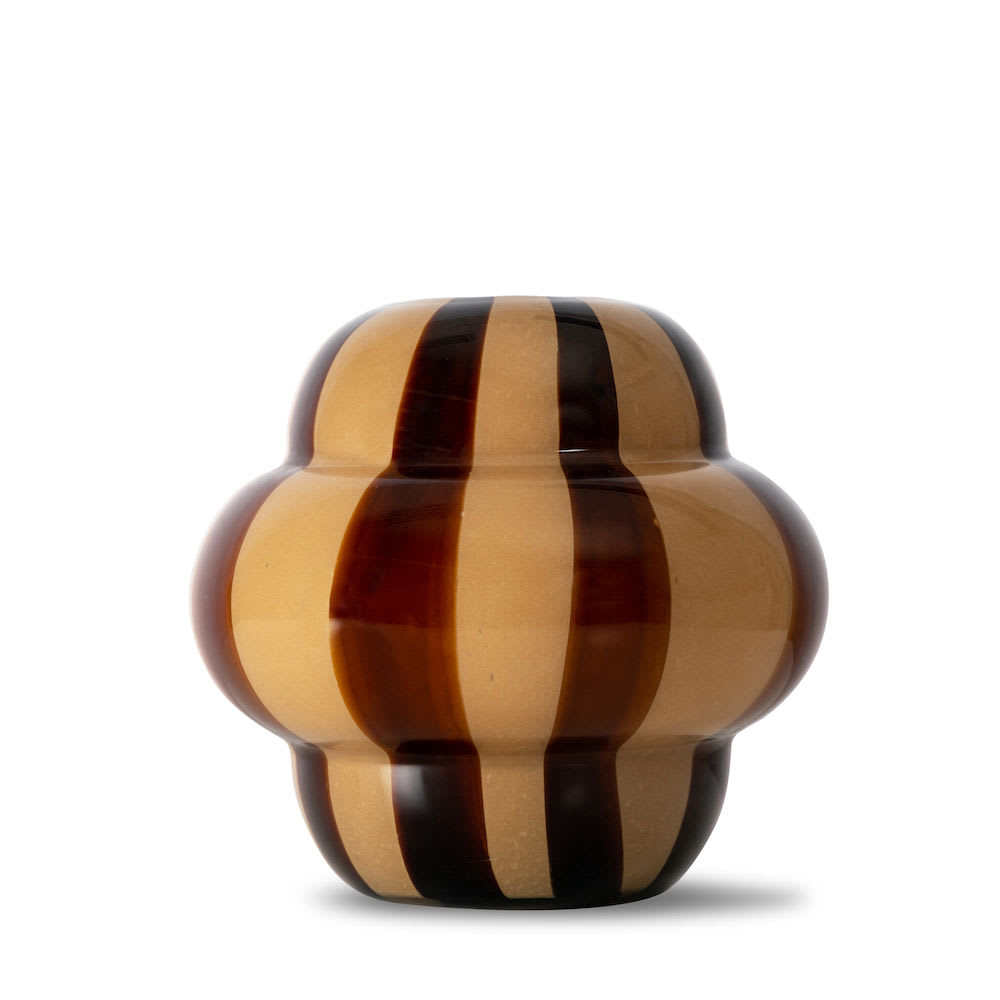 Vase Curlie Brown/beige
