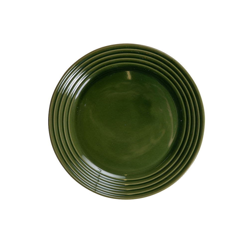 Coffee & More side plate, green