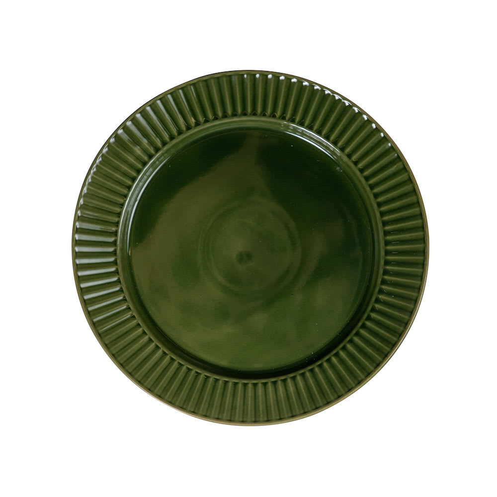 Coffee & More plate, green