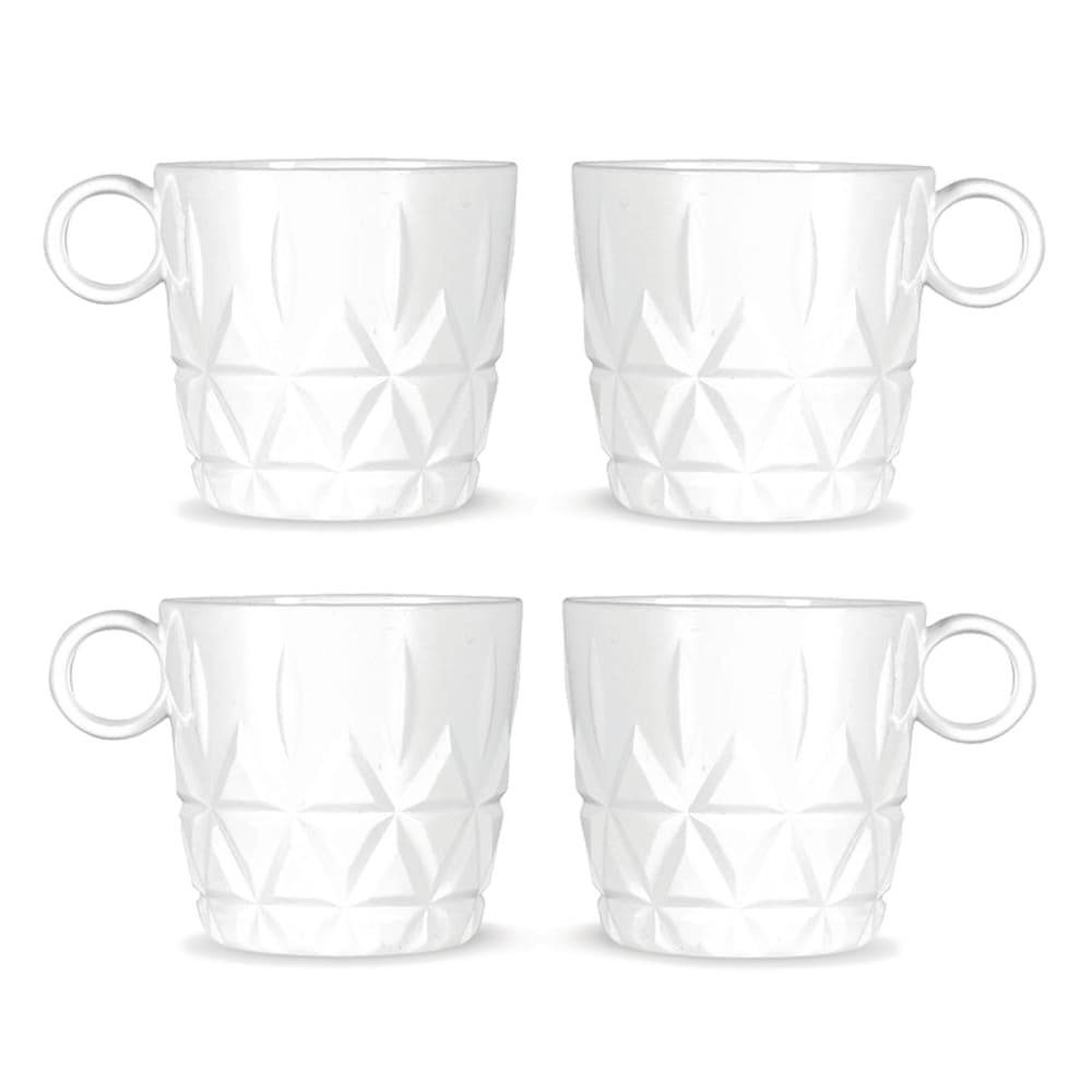 Picnic kaffekop 4-pak, hvid