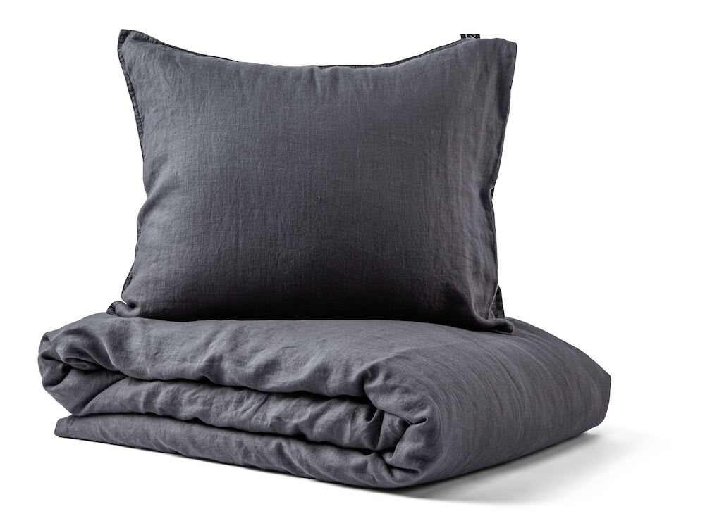 Bäddset Linnea Mörkgrå 230x220