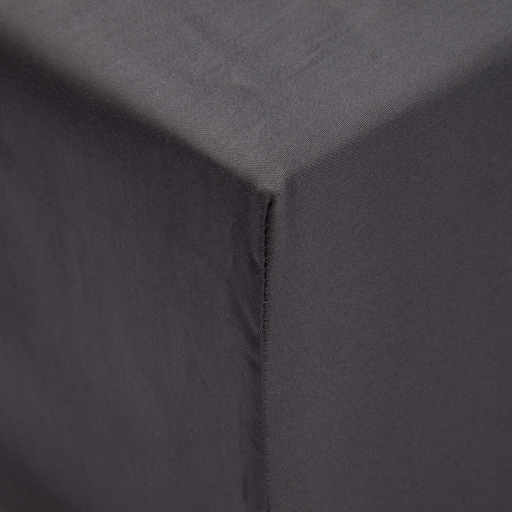 Dra-på-lakan Mörkgrå 105x200 Satin