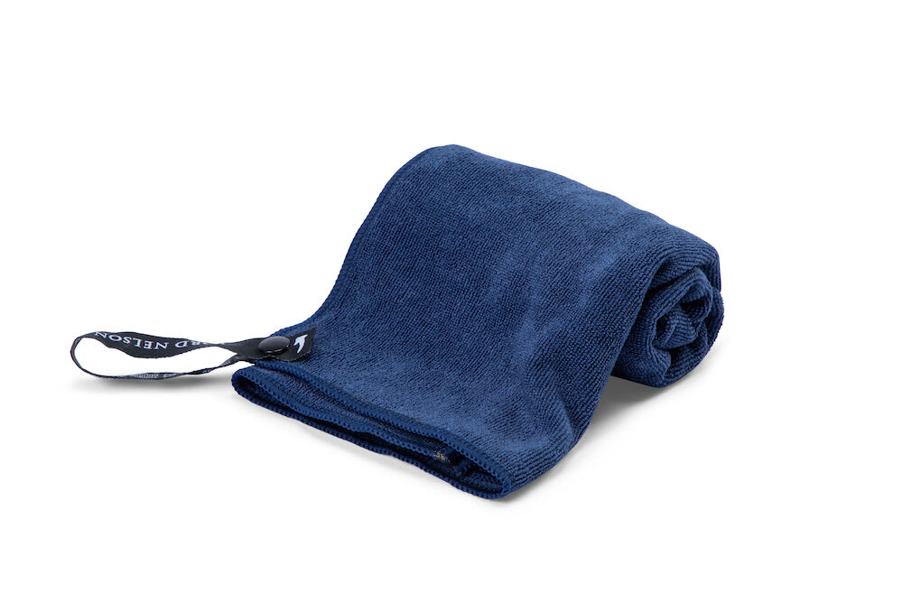 LN Mikrofiberhandduk Marinblå 50x100