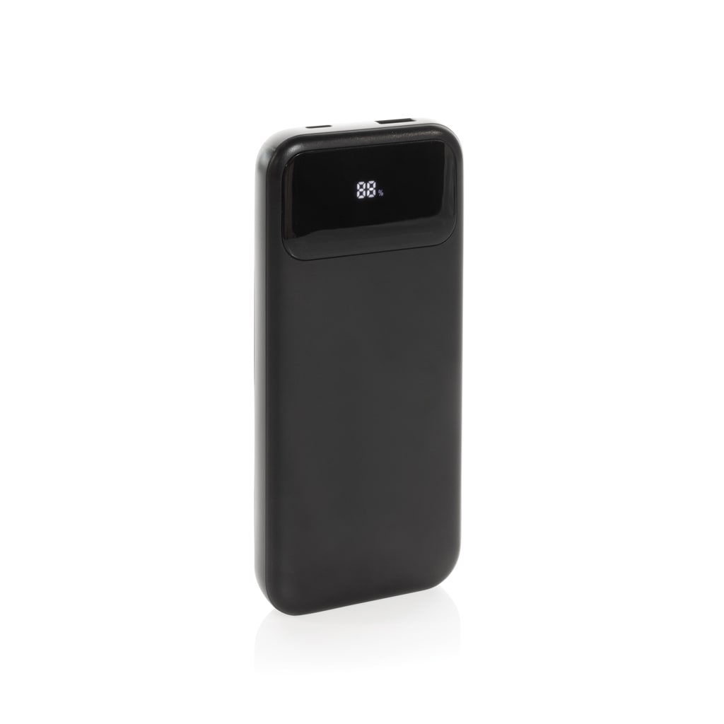 Turbopack RCS plast powerbank 10.000 integrerede kabler